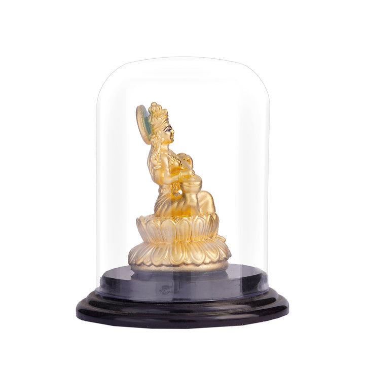 Pure Silver Saraswathi Statue for Pooja and Study Room