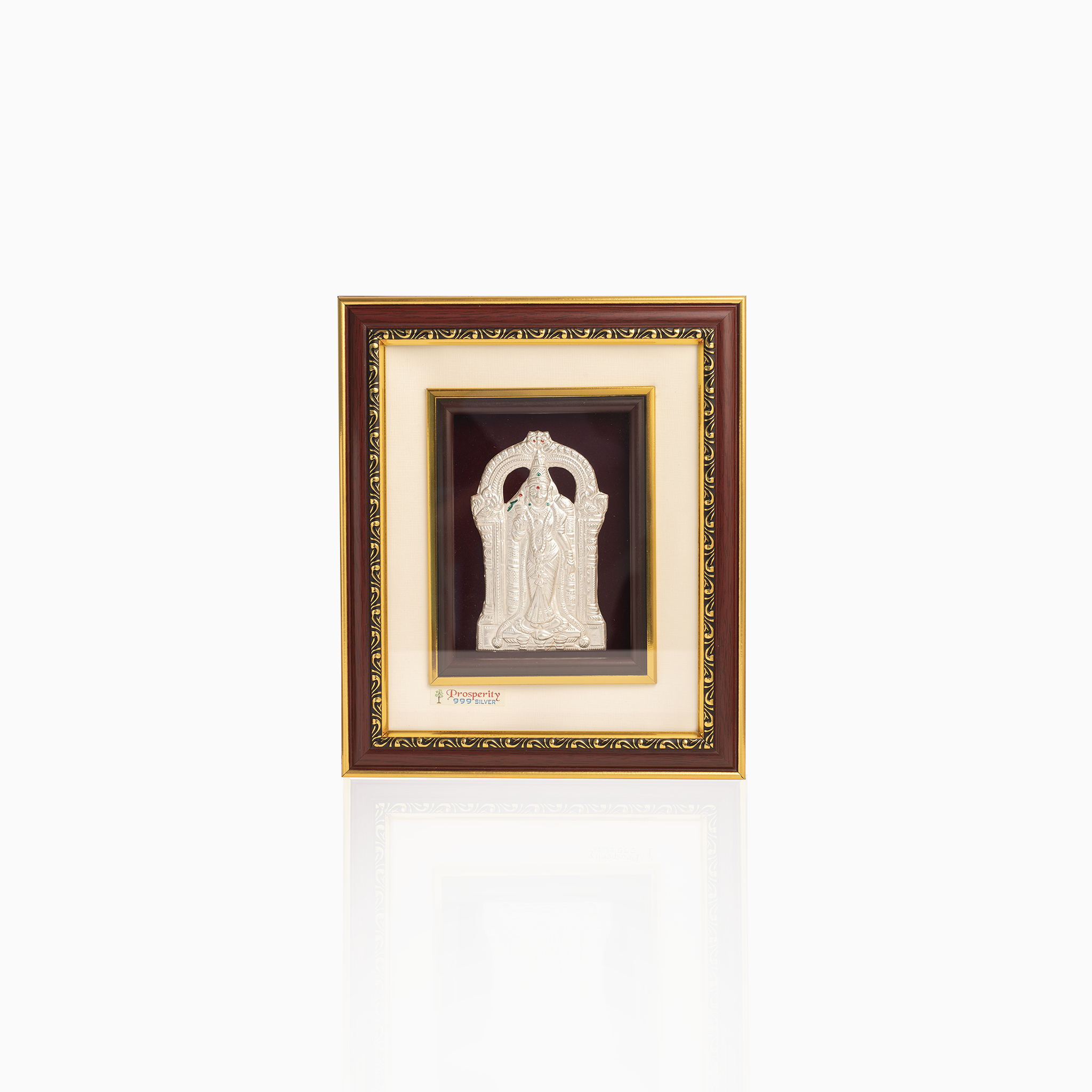 Pure silver Goddess Meenakshi frame