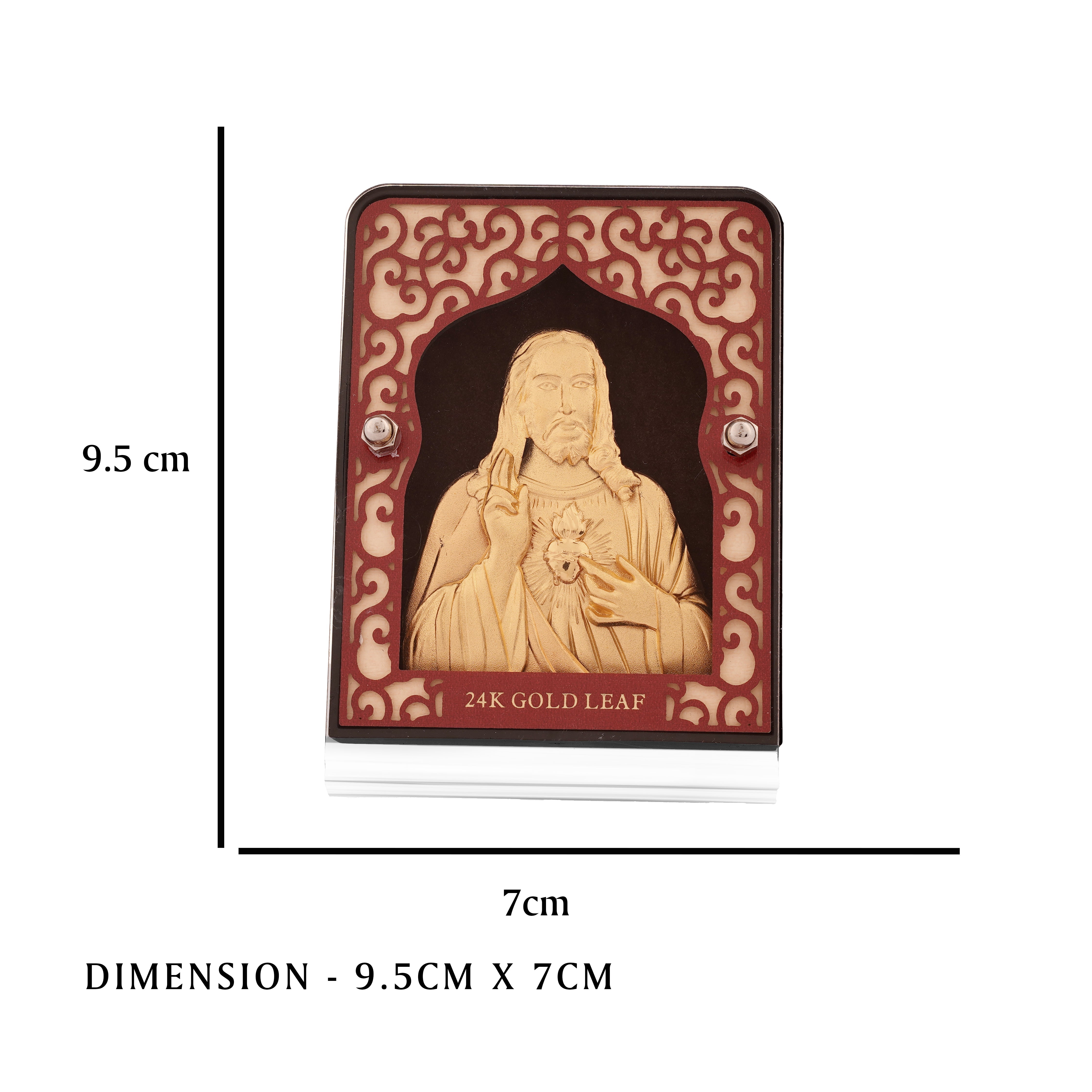 Religious Gold Foil Jesus Frame for Gifting