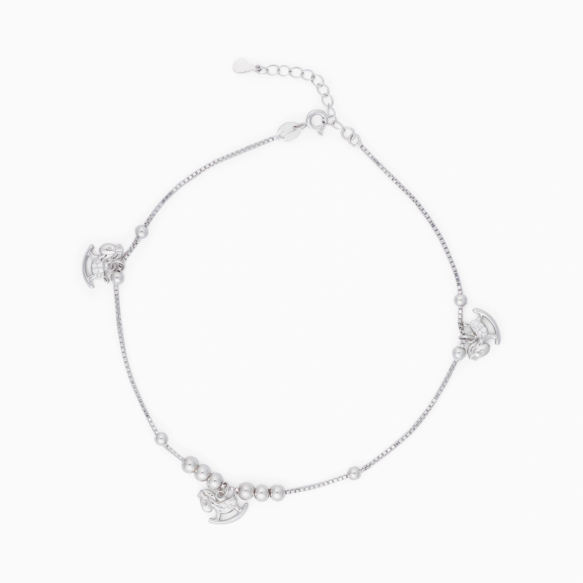 Rocking Horse Charm Anklet Ishna
