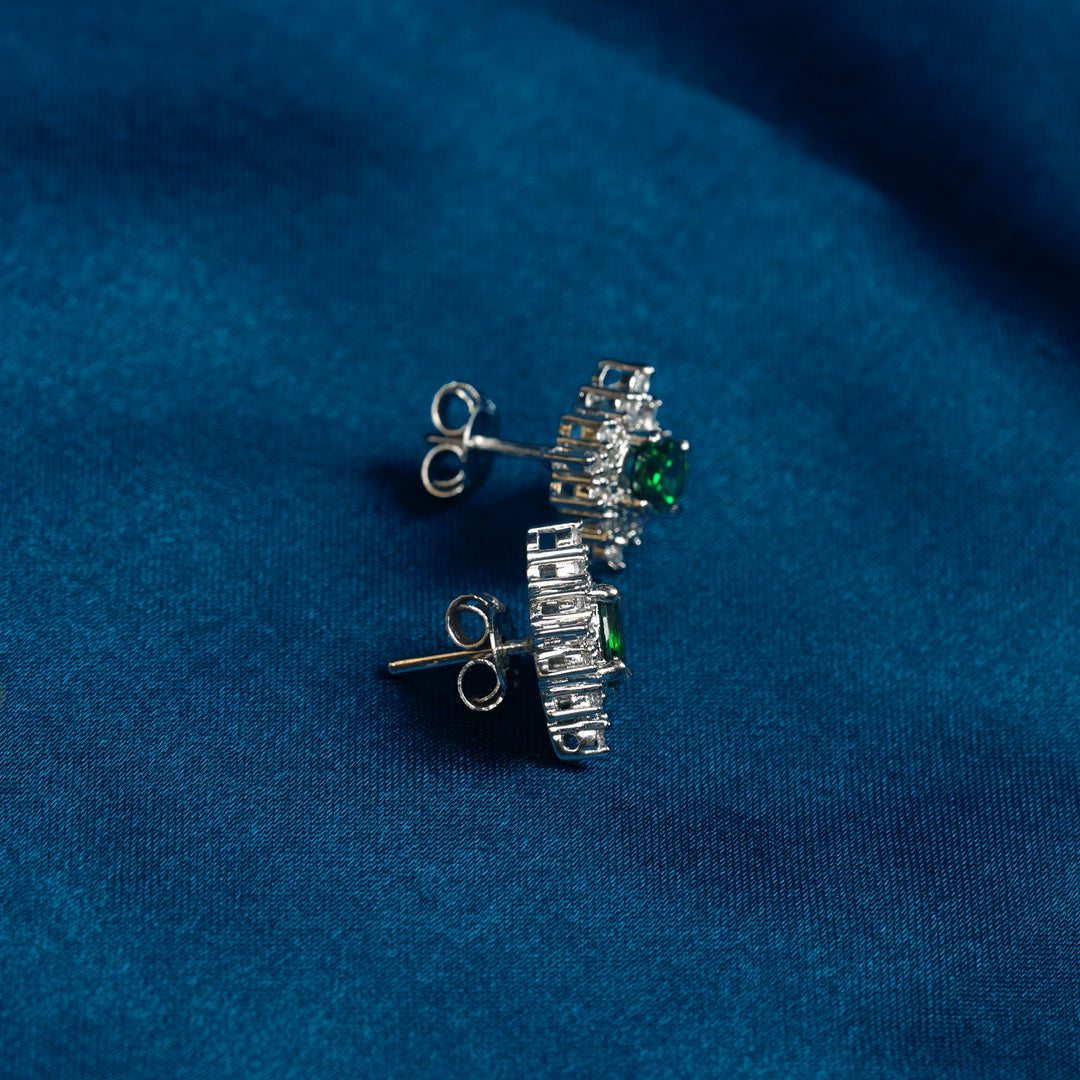 Green Stone Earrings