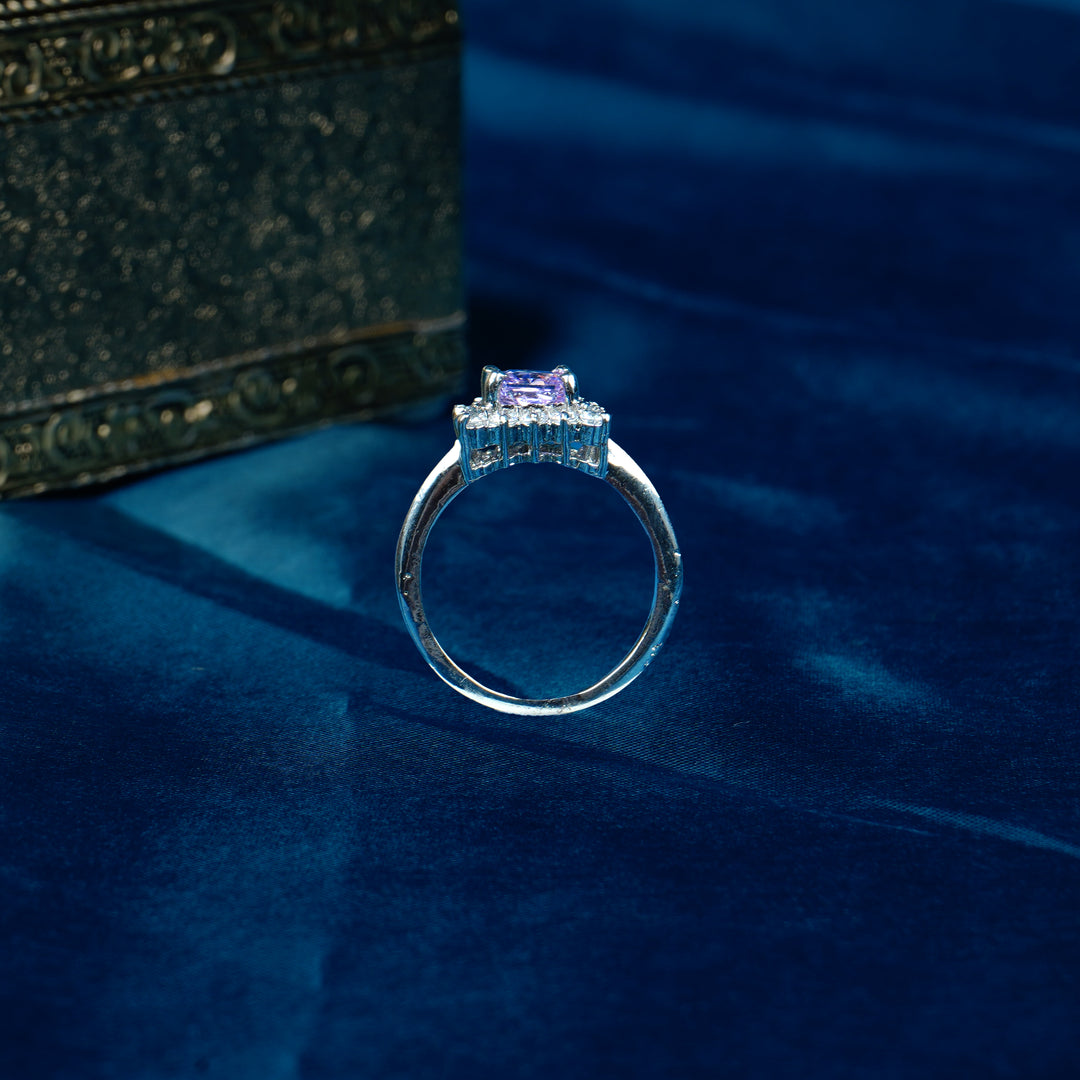 Pink stone ring