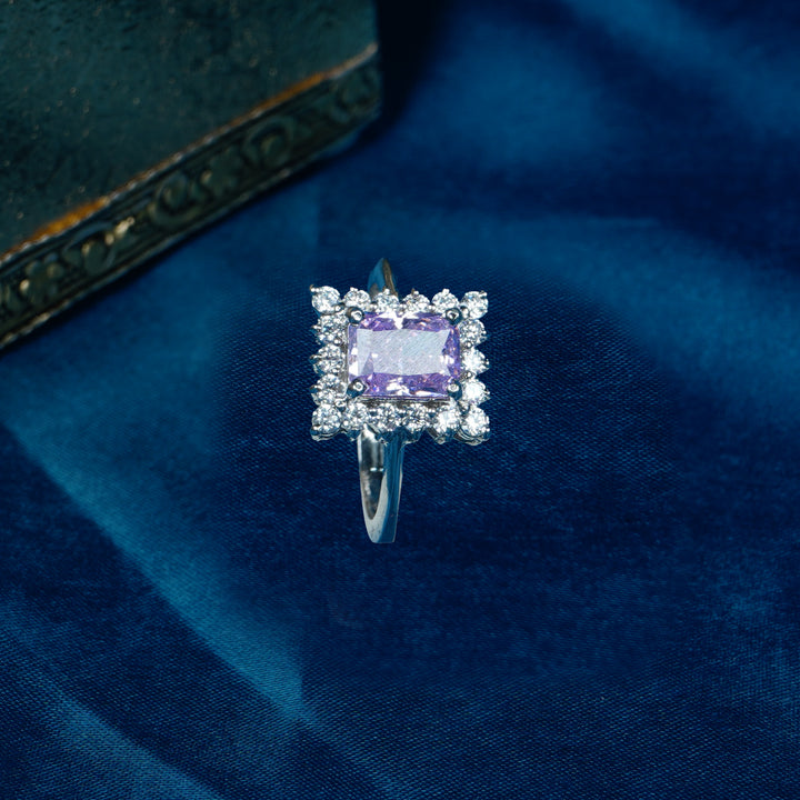 Pink stone ring