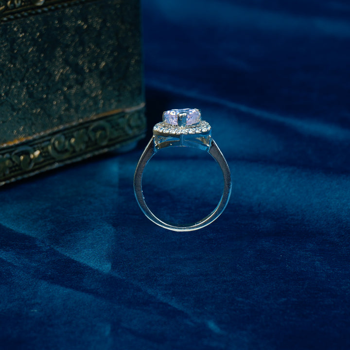 Pink stone ring