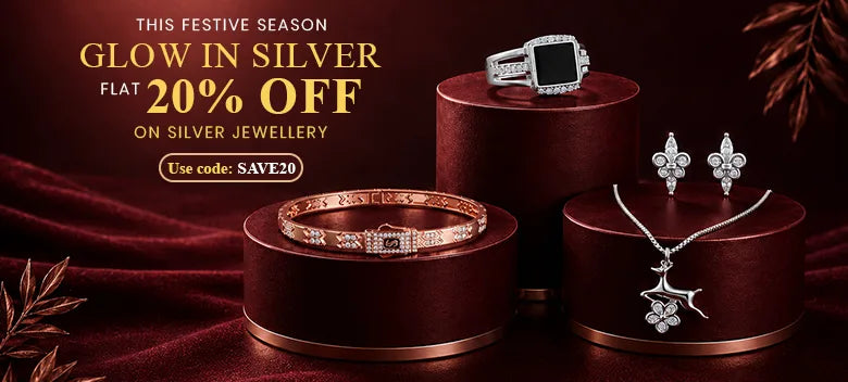 Rose Gold Silver Jewellery Collection Banner Mobile