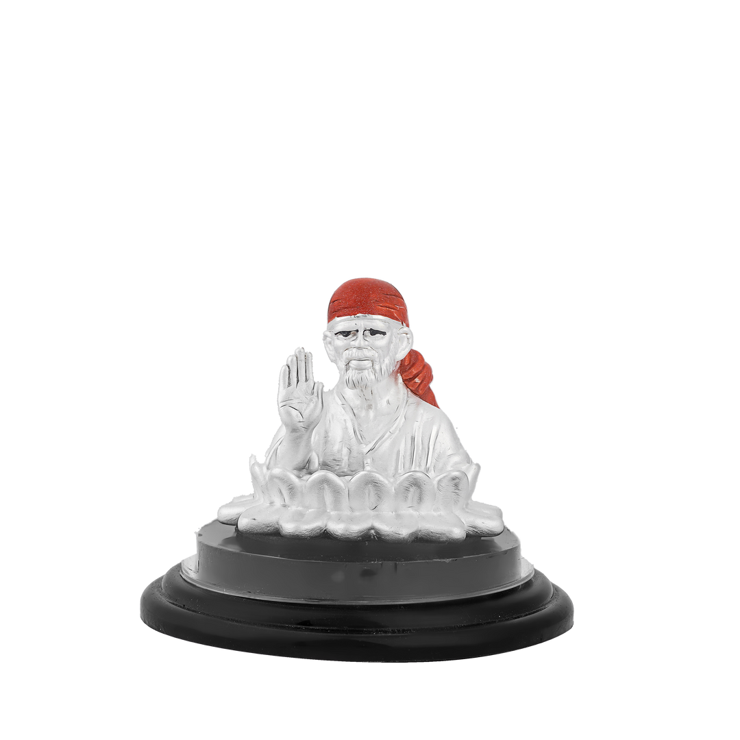 999 Silver Sai Baba Idol