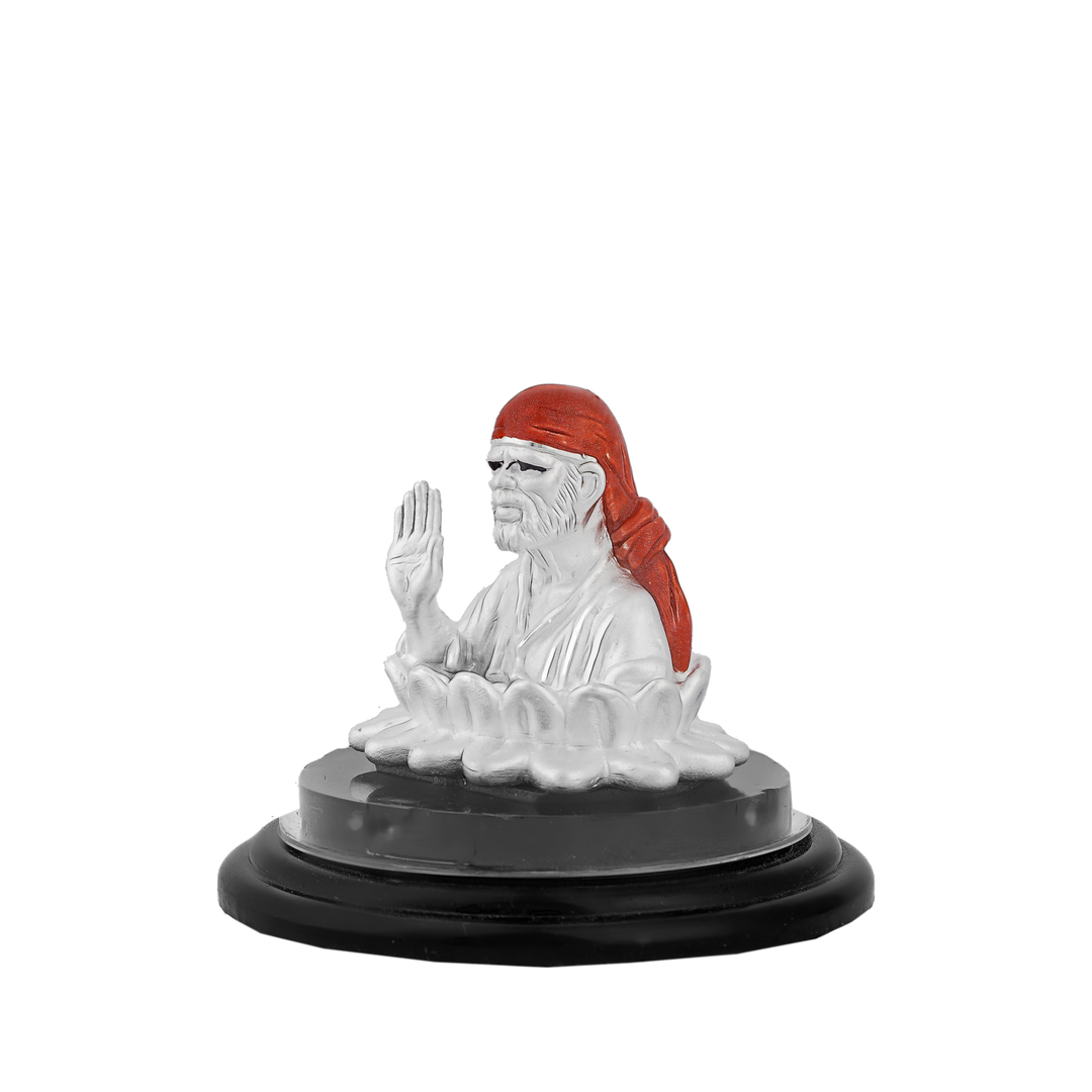 999 Silver Sai Baba Idol
