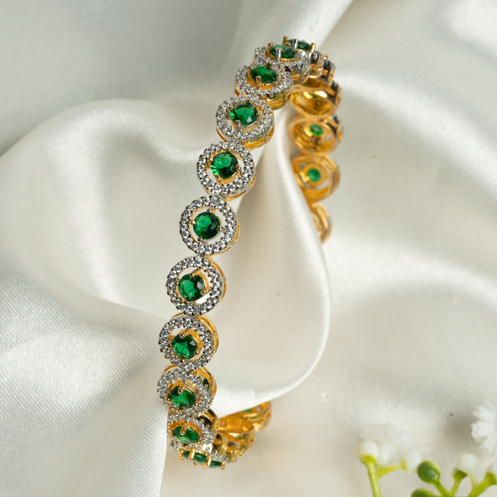 SWAROVSKI EMERALD BANGLE