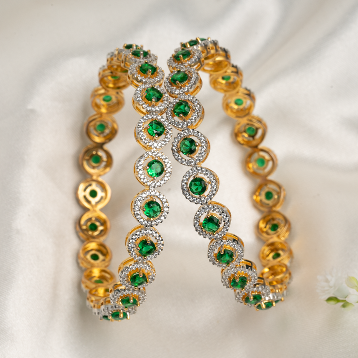 SWAROVSKI EMERALD BANGLE