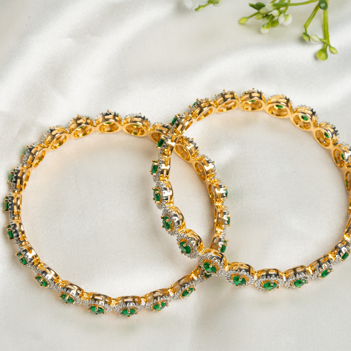 SWAROVSKI EMERALD BANGLE