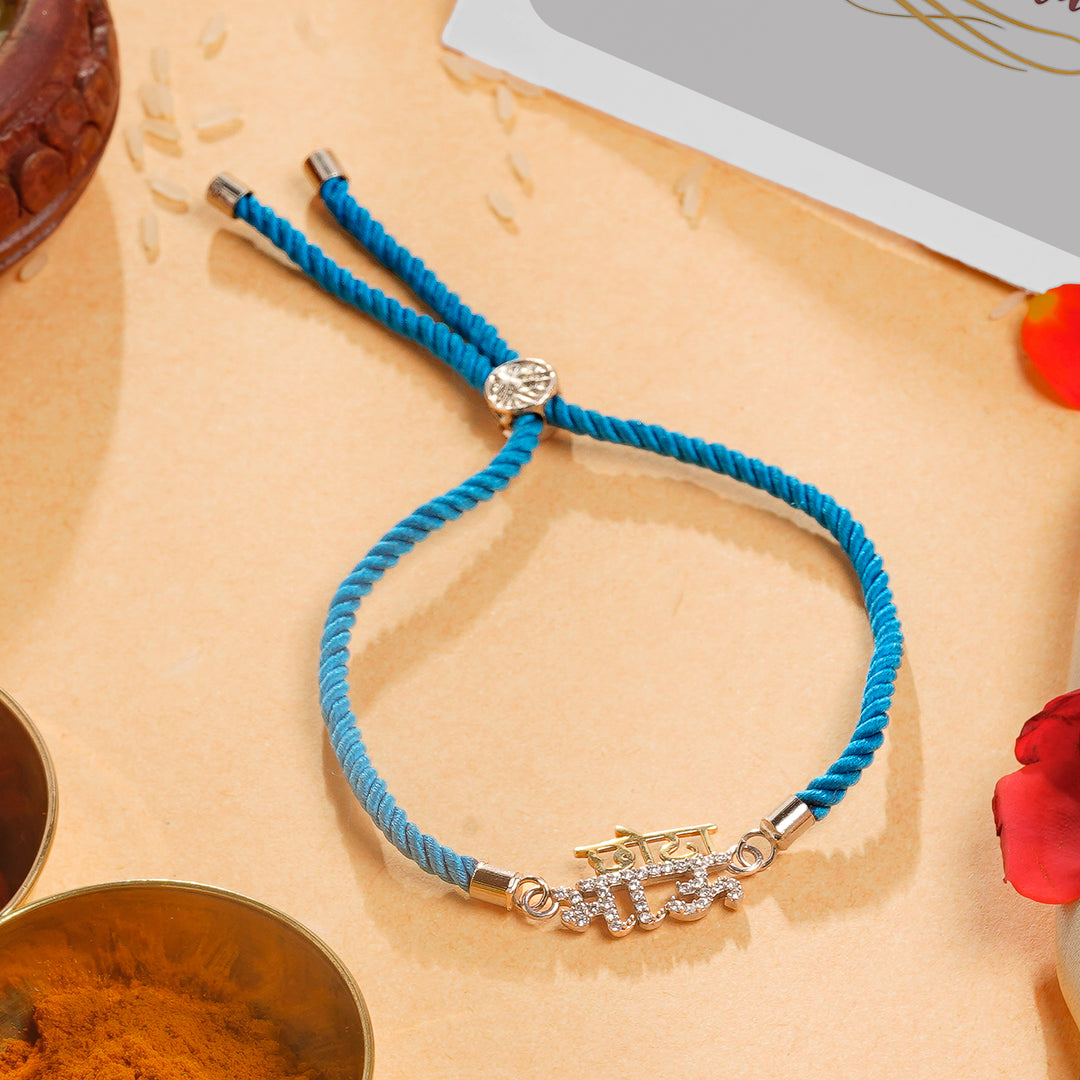 Adjustable 925 Silver BHAI Rakhi