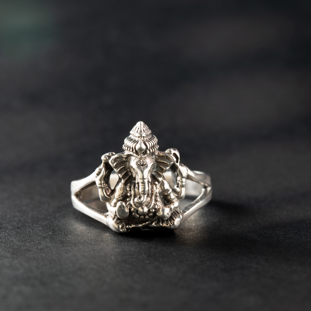 Ganesh Silver Ring