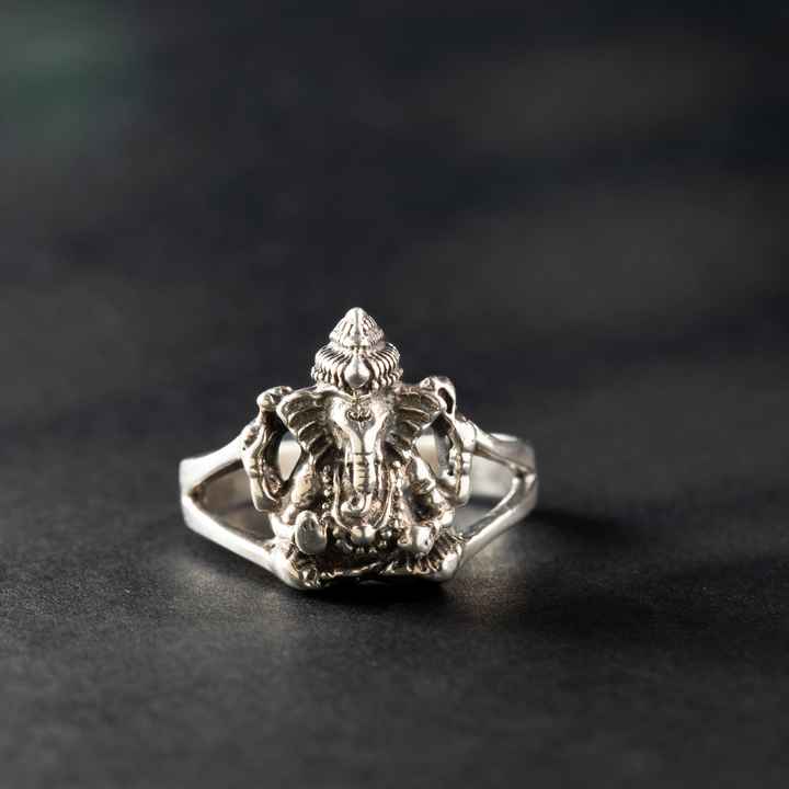 Ganesh Silver Ring