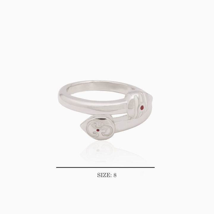 Murugan Vel Silver Ring