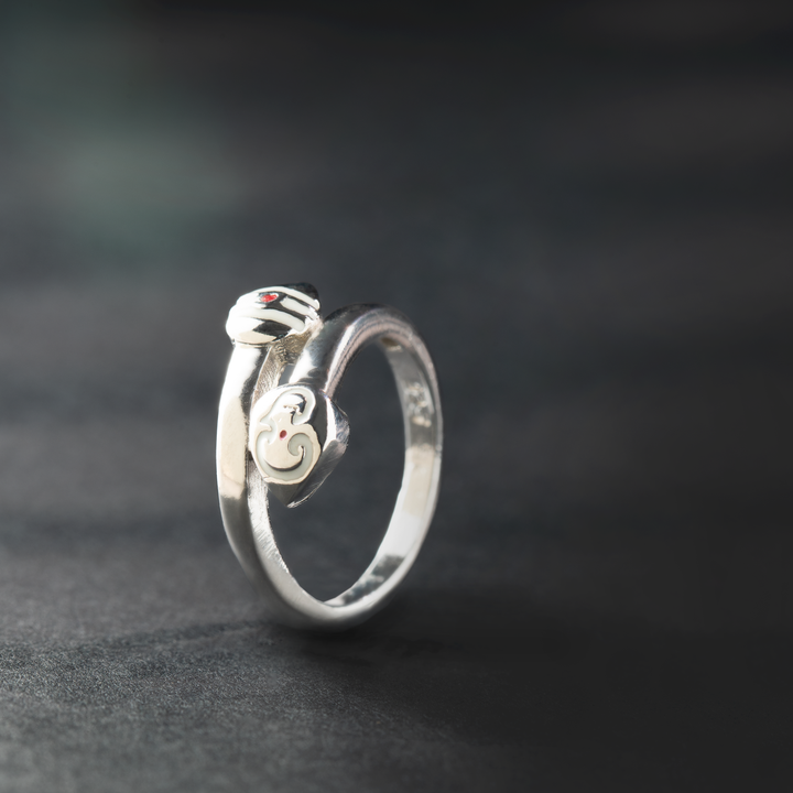 Murugan Vel Silver Ring