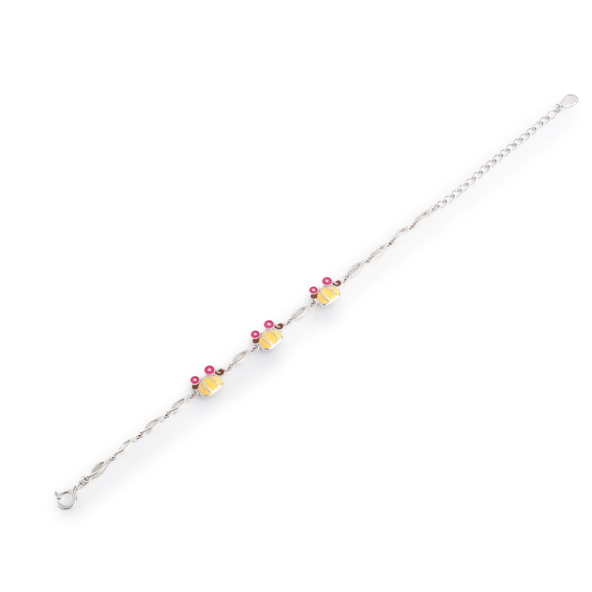 Funky Crabbies Rhodium-Plated Bracelet