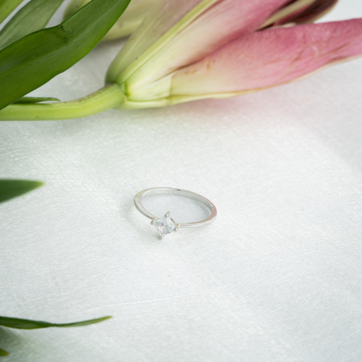 Paula Solitaire CZ Stone Ring