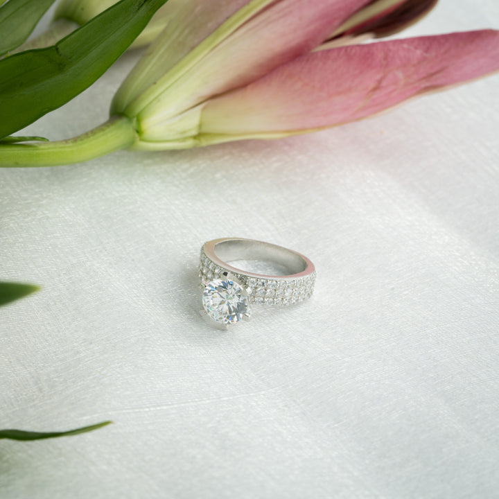 Solitaire-Style Engagement Ring
