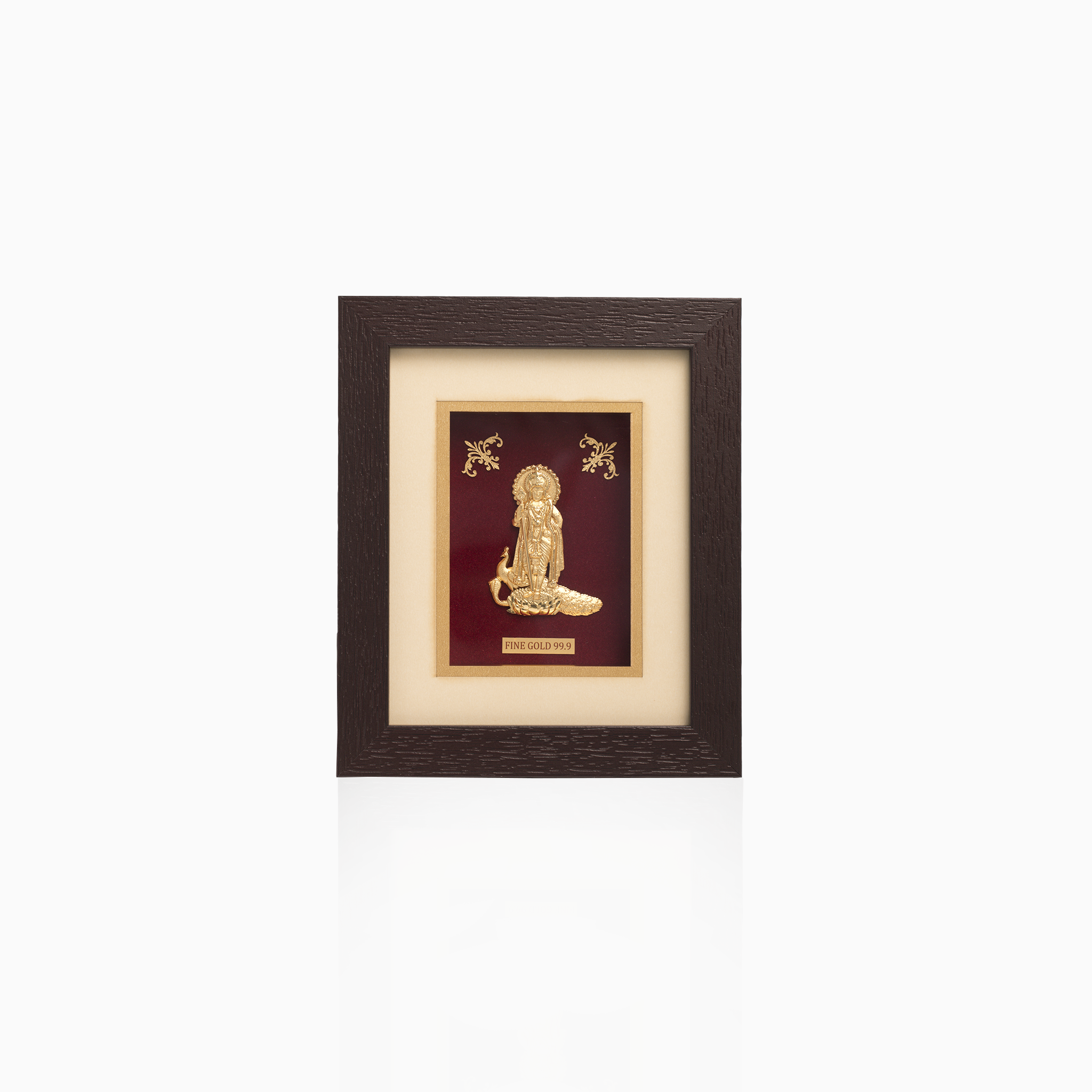 24KT Gold Foil  Lord Murugan Frame