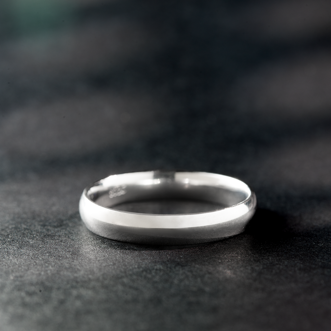 Classic Plain Sterling Silver Band Ring