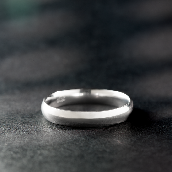 Classic Plain Sterling Silver Band Ring
