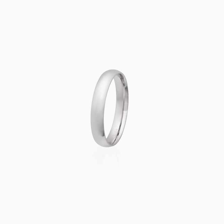 Classic Plain Sterling Silver Band Ring