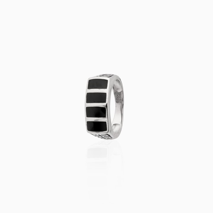 Black Jade Men’s Band Ring