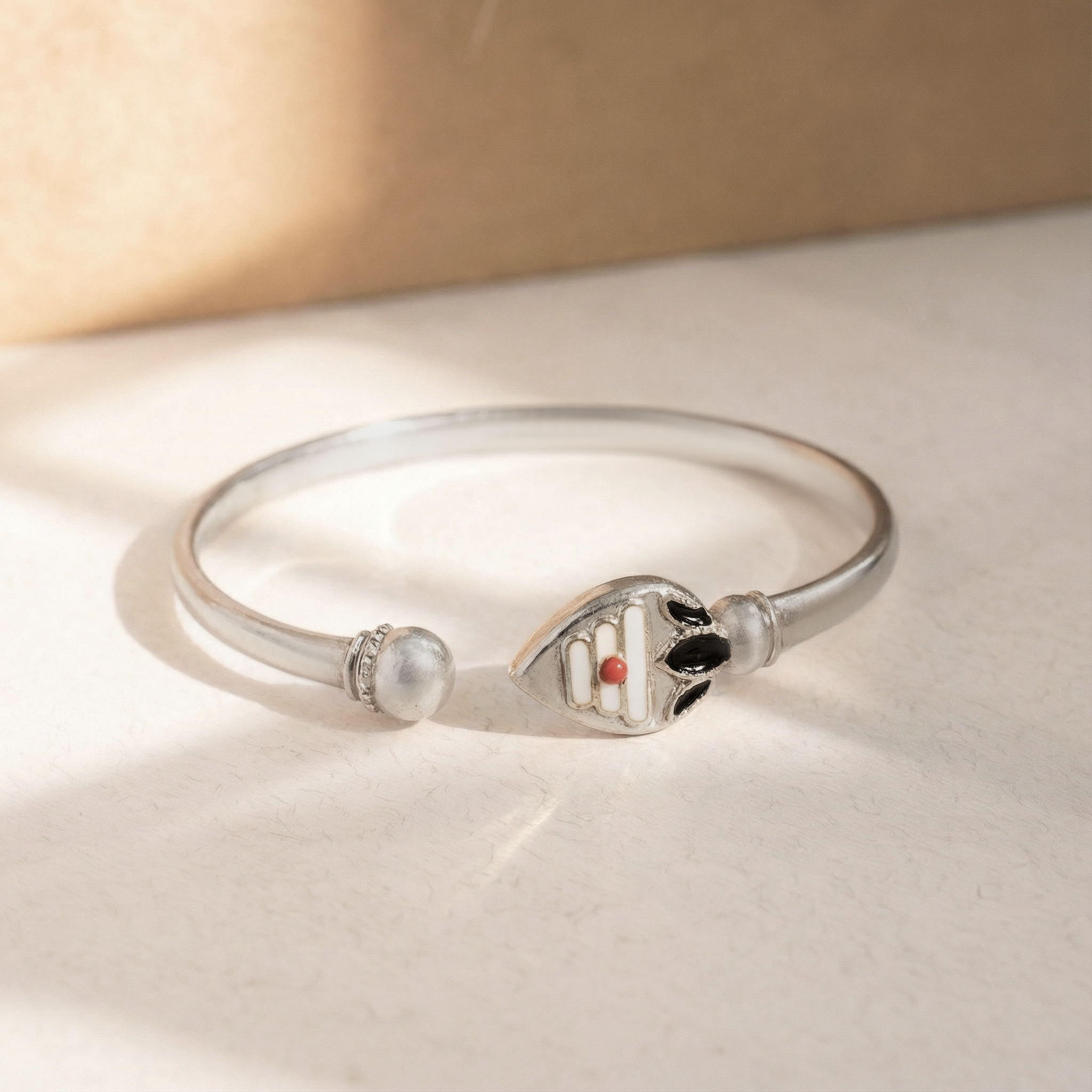 Murugan Vel Design Sterling Silver Kada