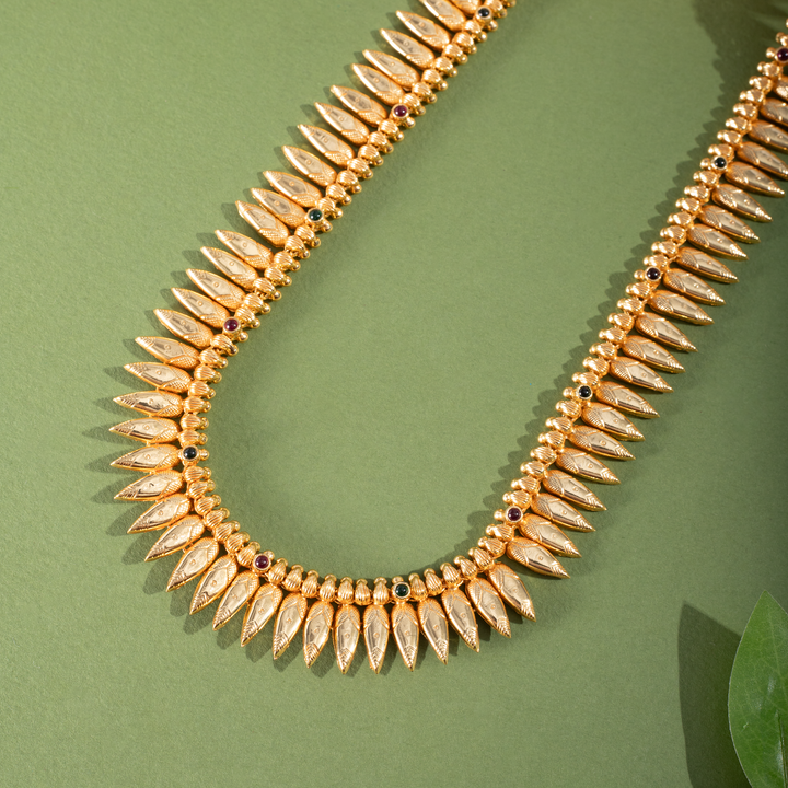 Gold-Plated Antique Long Malai