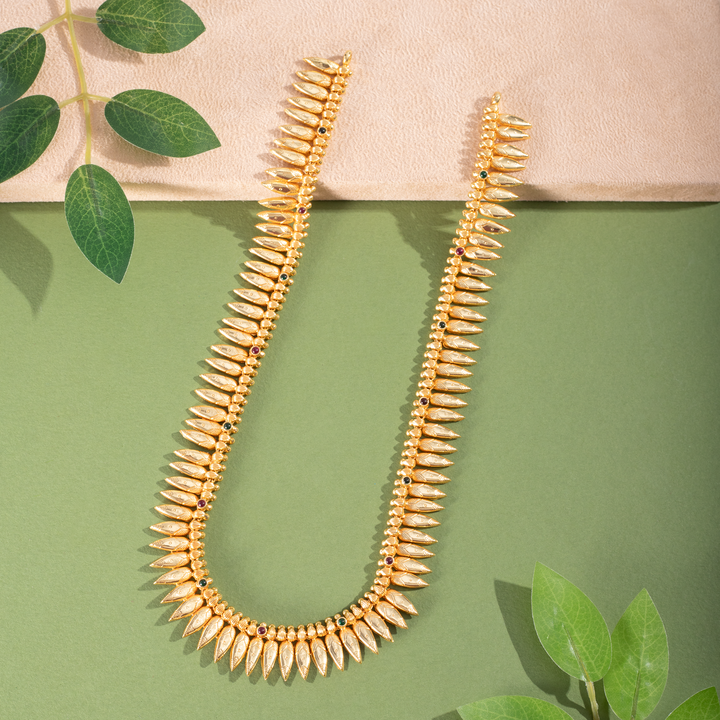 Gold-Plated Antique Long Malai