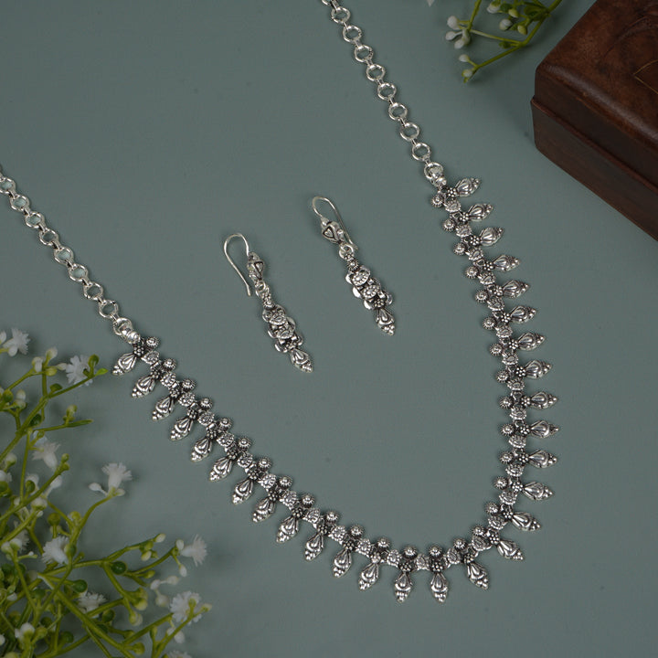 Oxidised Silver Necklace