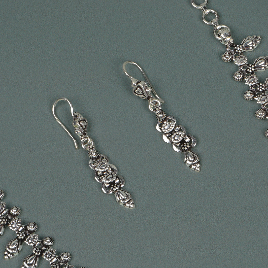 Oxidised Silver Necklace