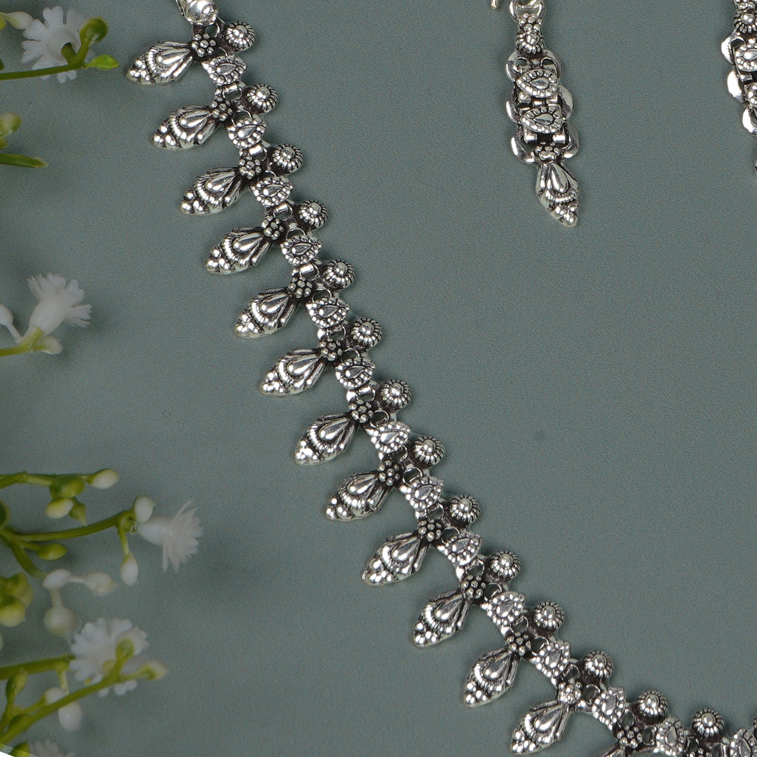 Oxidised Silver Necklace