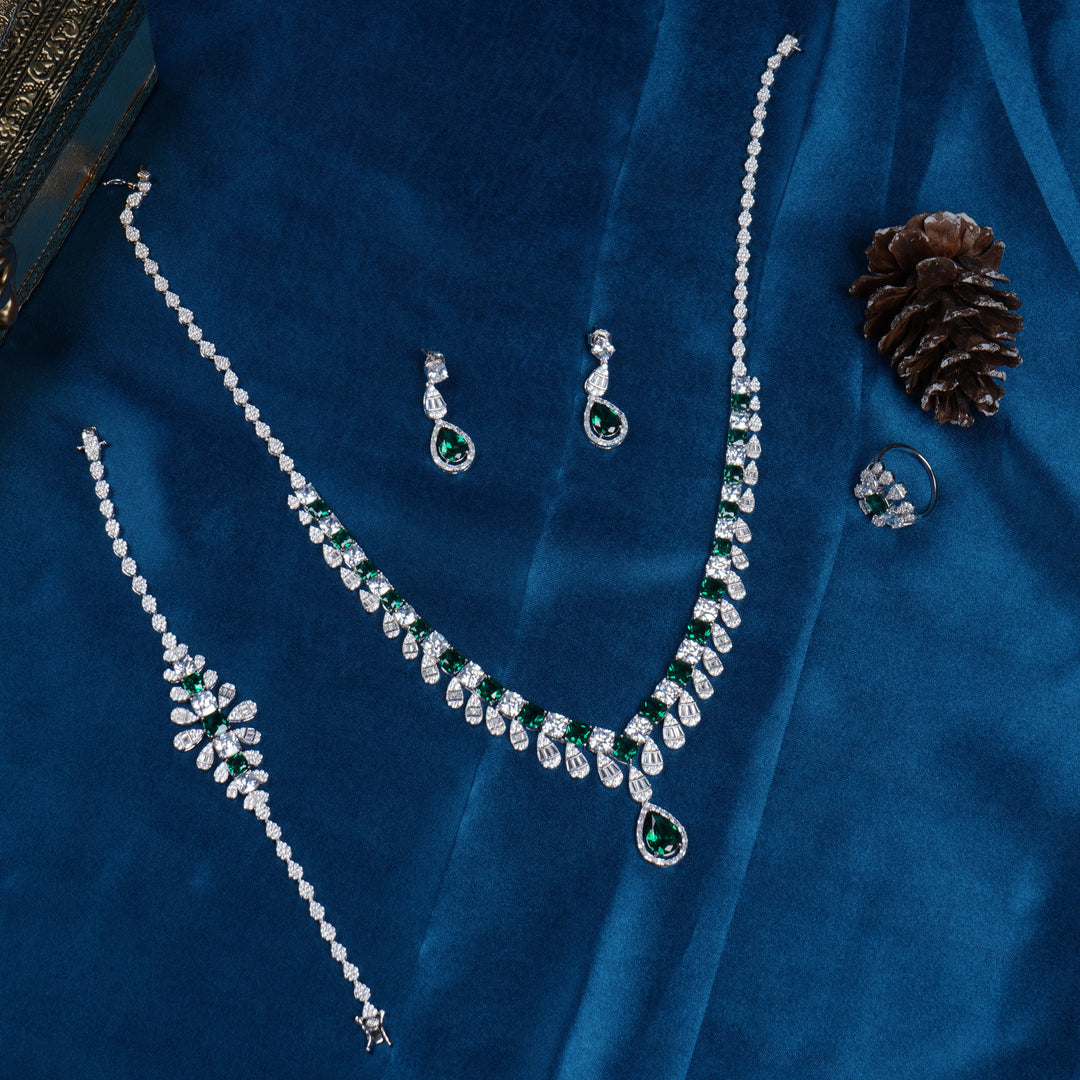 Emerald Swarovski Necklace