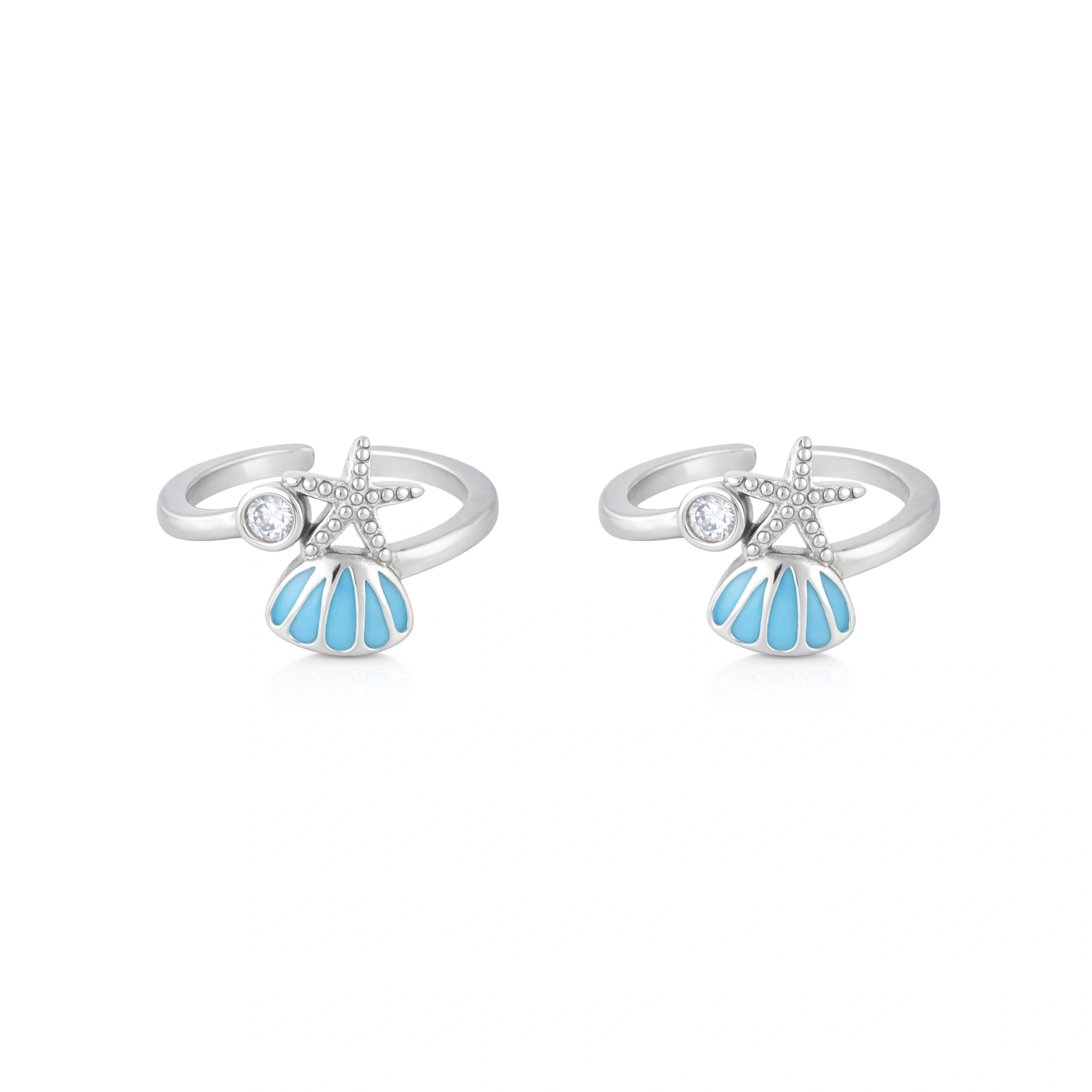 Shell Star Toe Ring Ishna