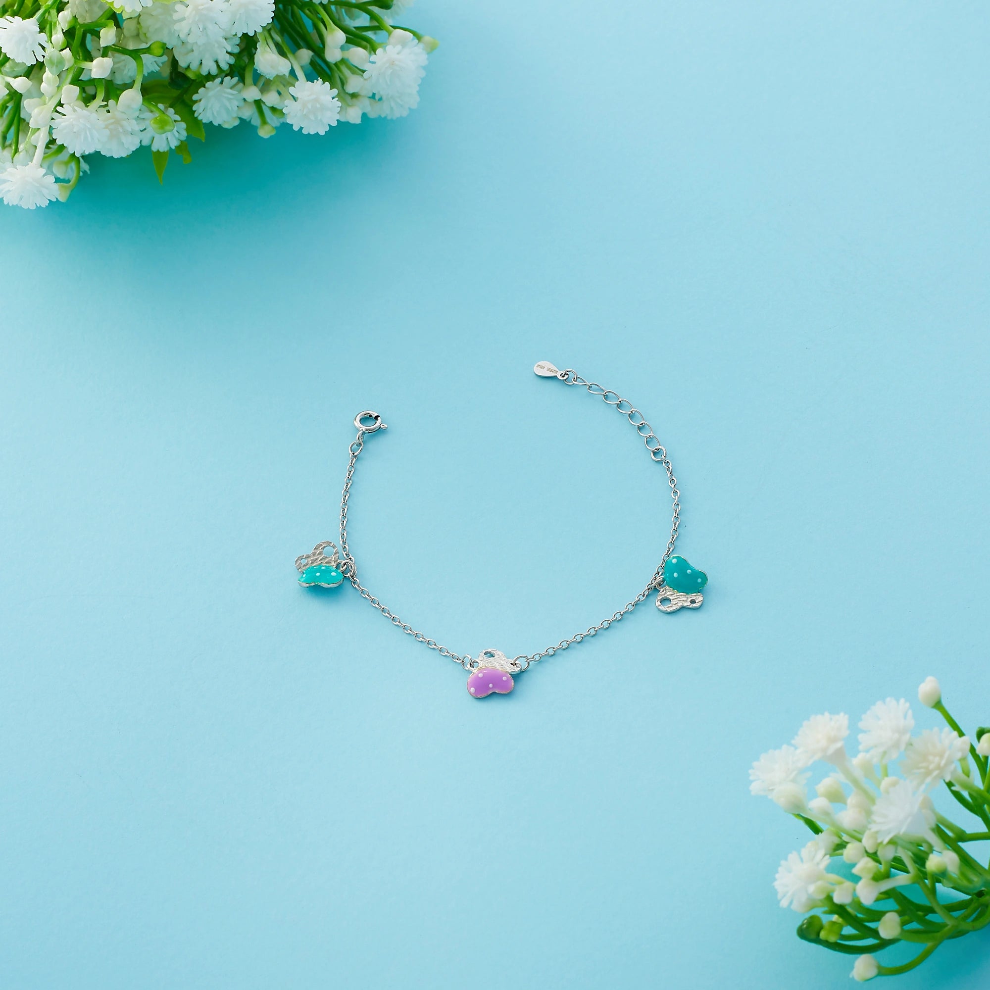 Silver Butterfly Bracelet Ishna