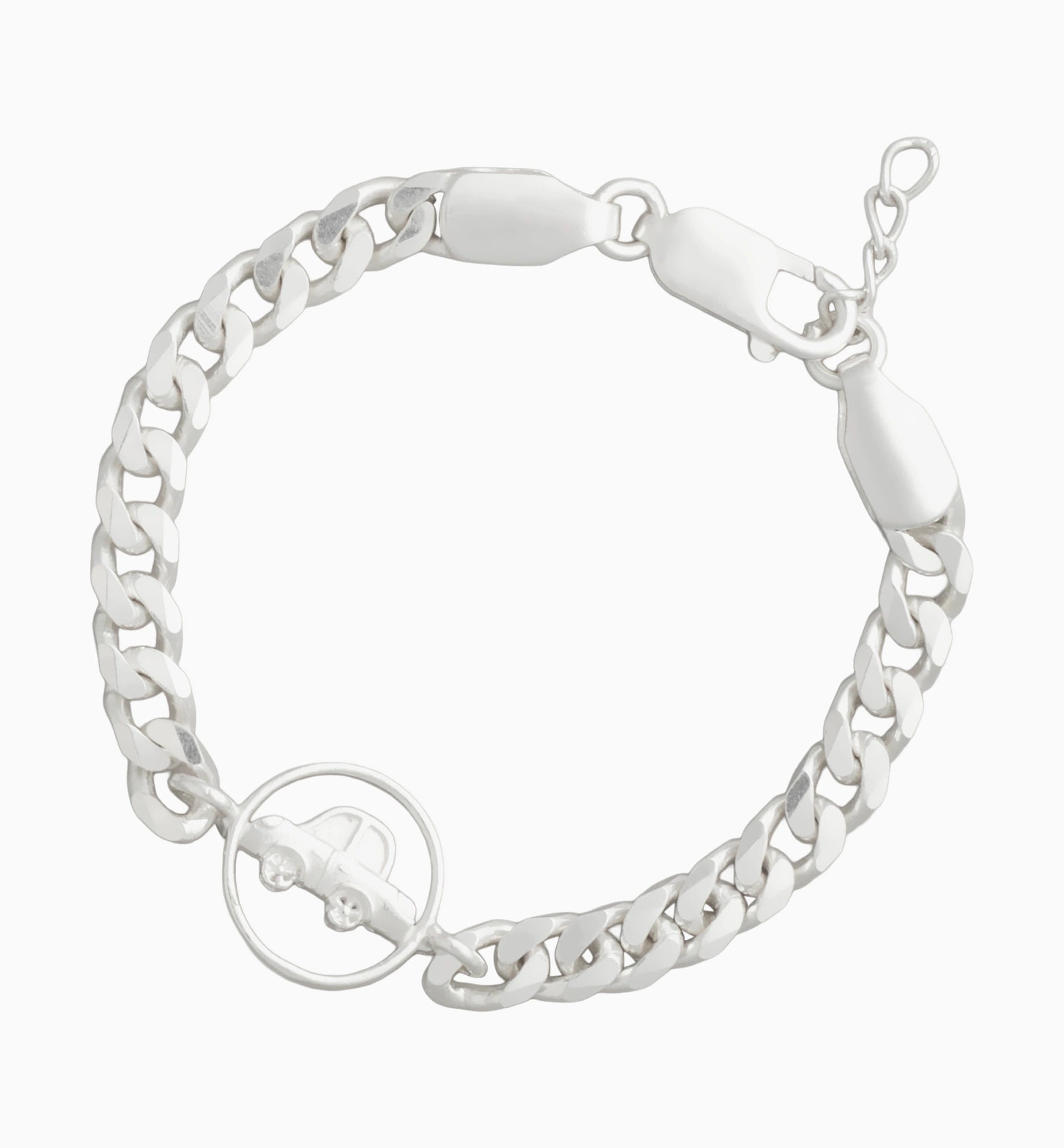 Silver Car Charm Bracelet