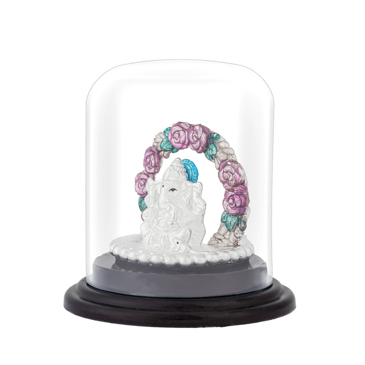 Silver Ganesh Idol for Pooja and Home Temple