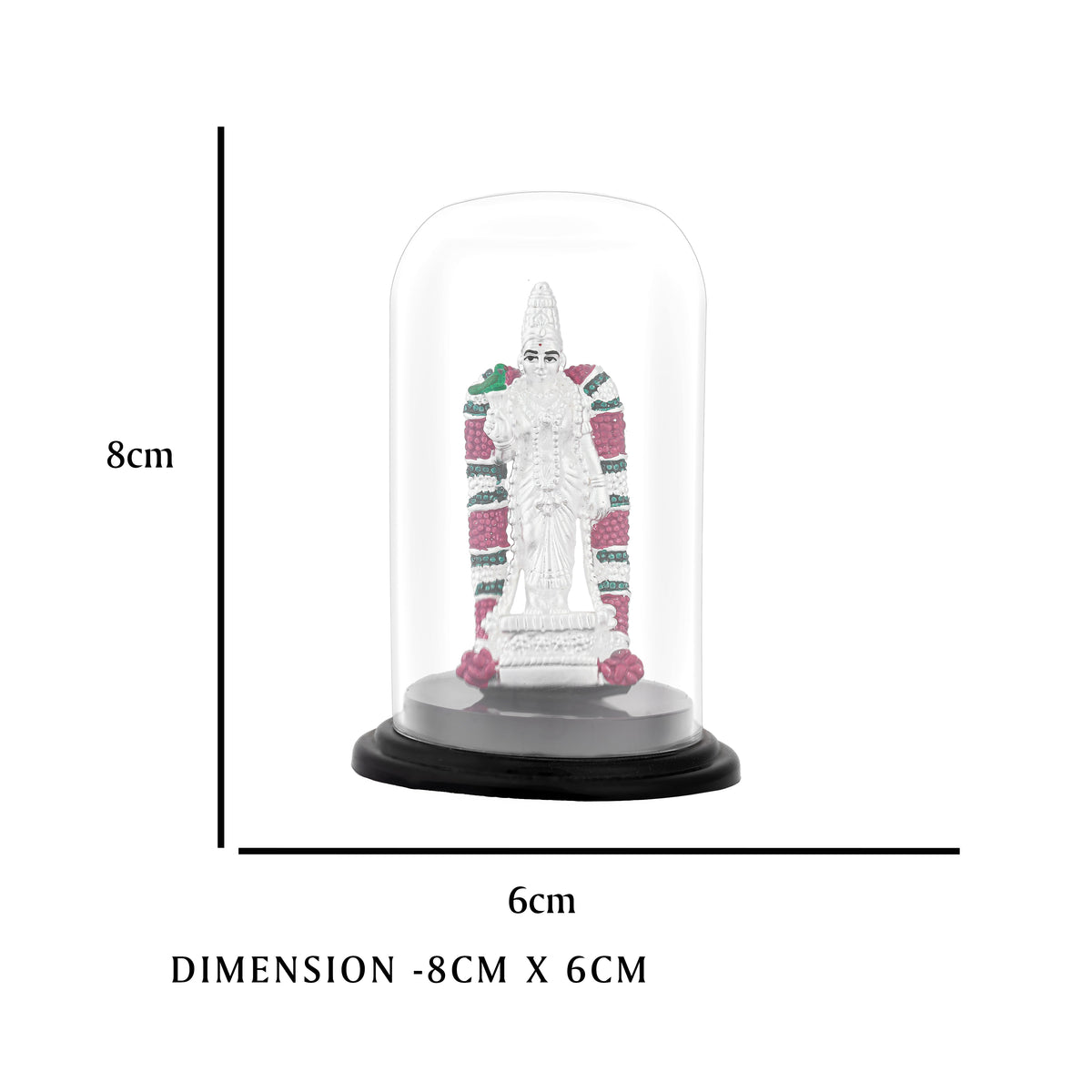 Silver Goddess Idol for car dashboard