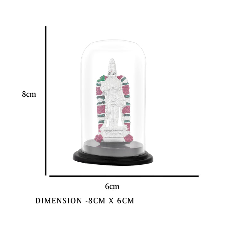 Silver Goddess Idol for car dashboard