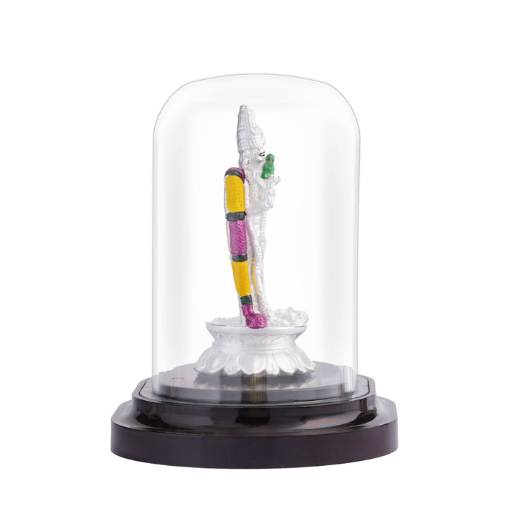 Silver Goddess Meenakshi Statue for Pooja and Home