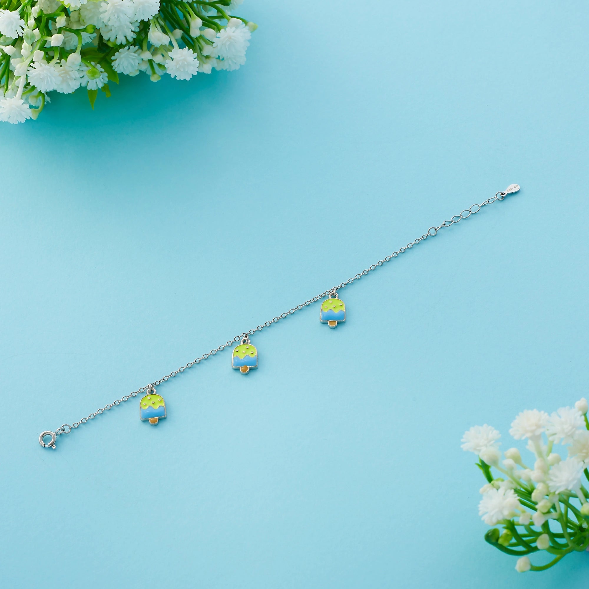 Silver Ice Cream Bracelet Ishna