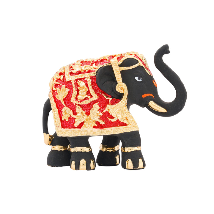Silver and Gold Elephant Figurine Gift