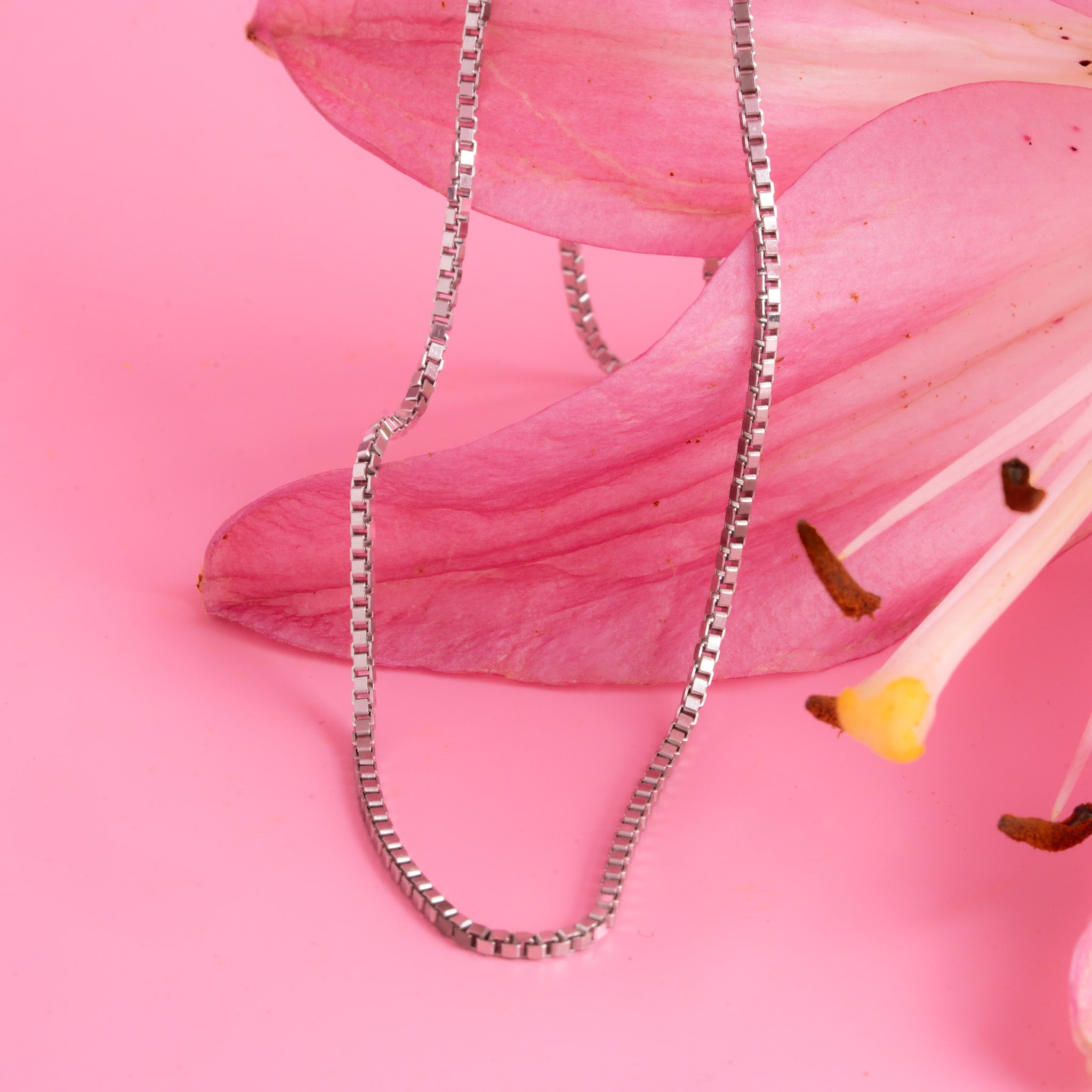 Silver chain for pendants