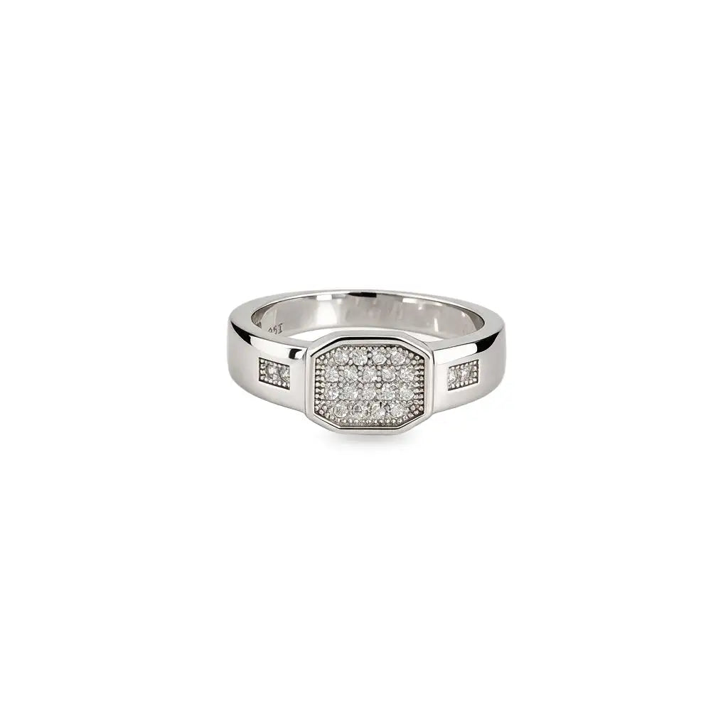 Silver ring for baby boy
