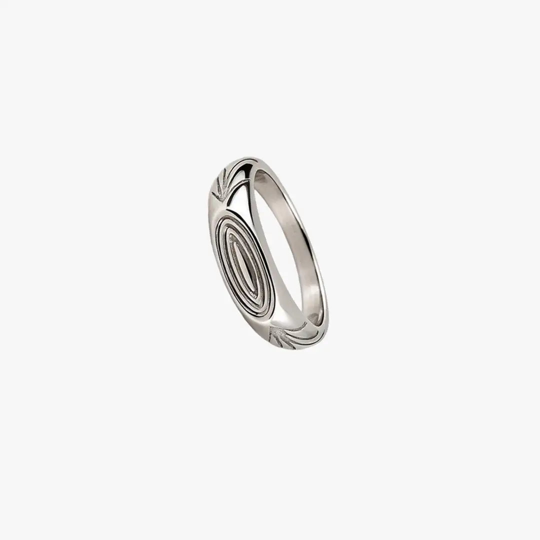 Silver ring for boys