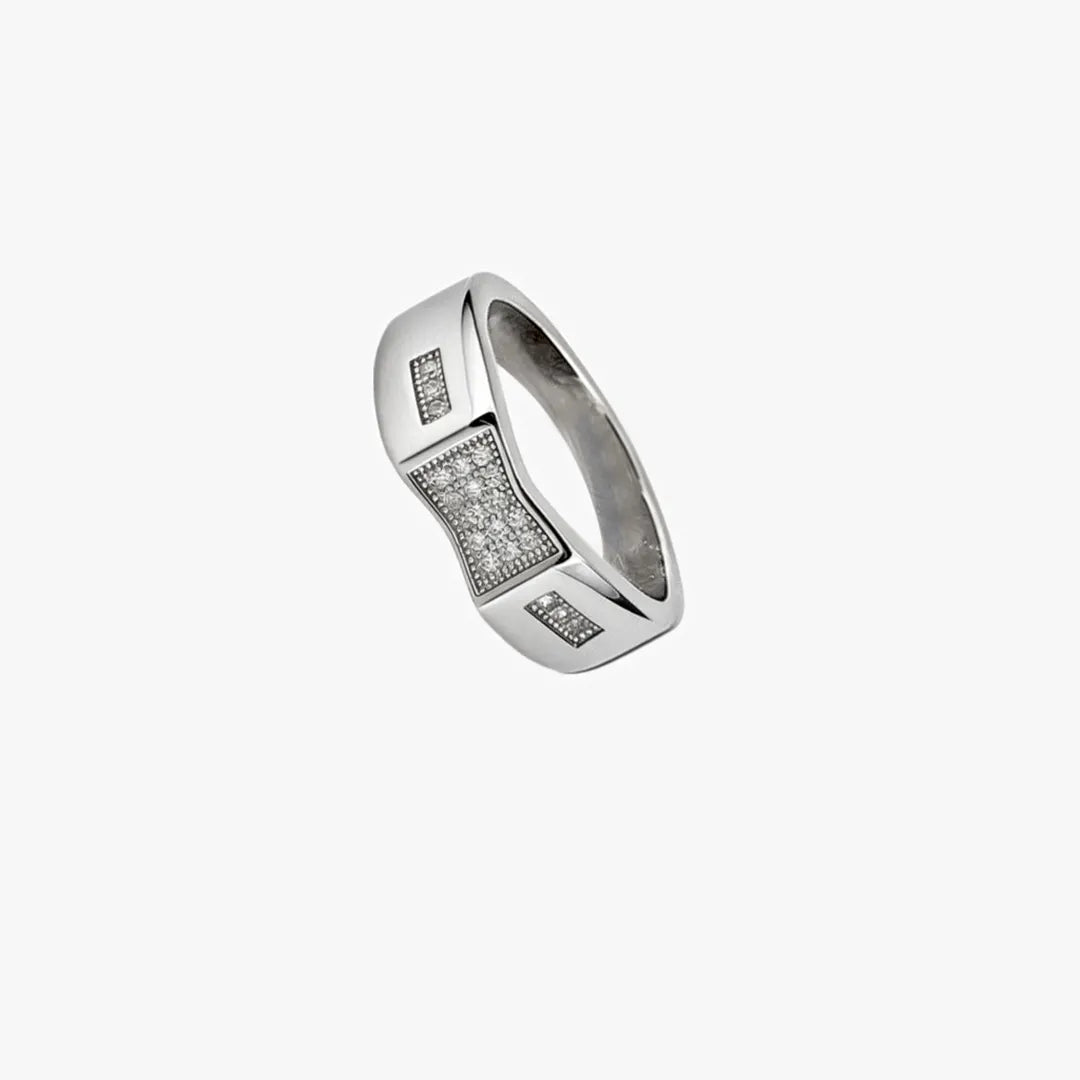 Silver signet ring for boys