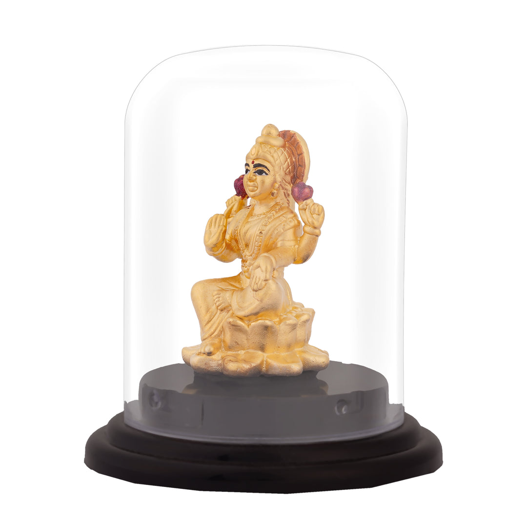 Small Lakshmi Statue 7 cm Gold Plated