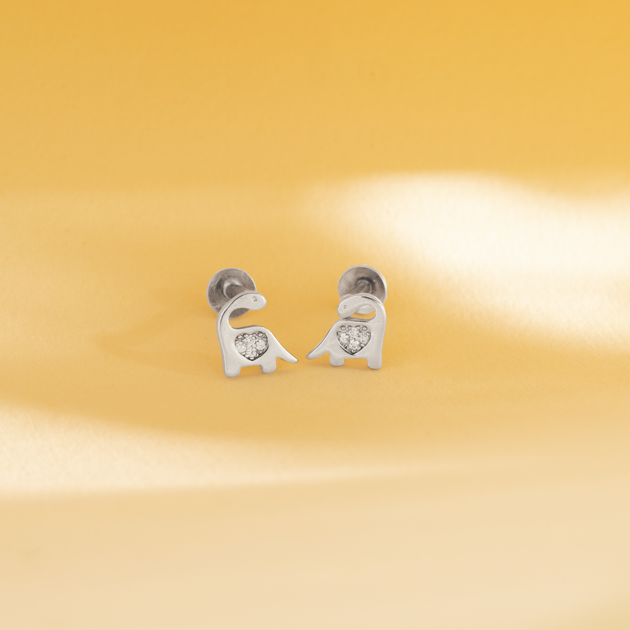 Small dragon stud earrings