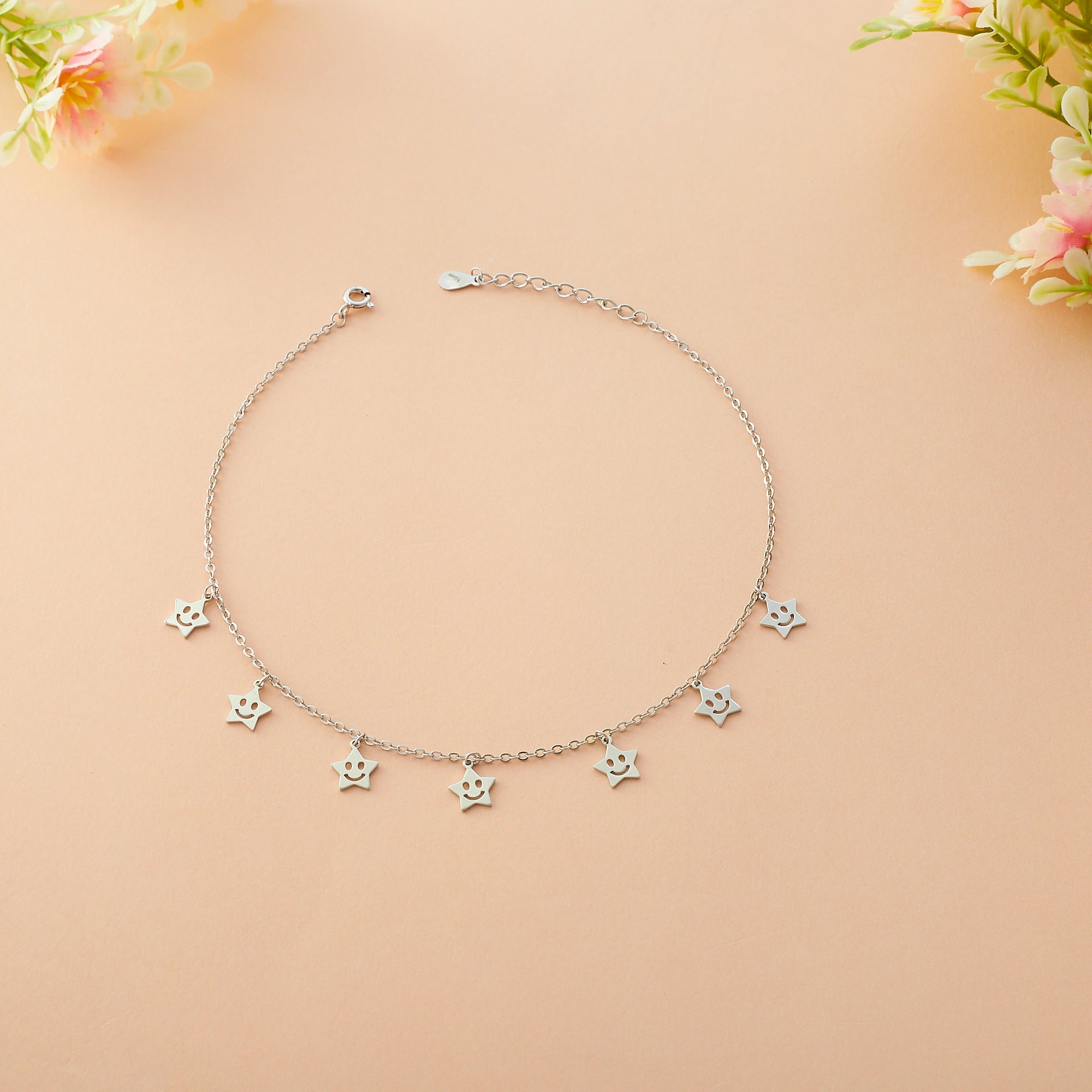 Smiley Star Anklet Ishna